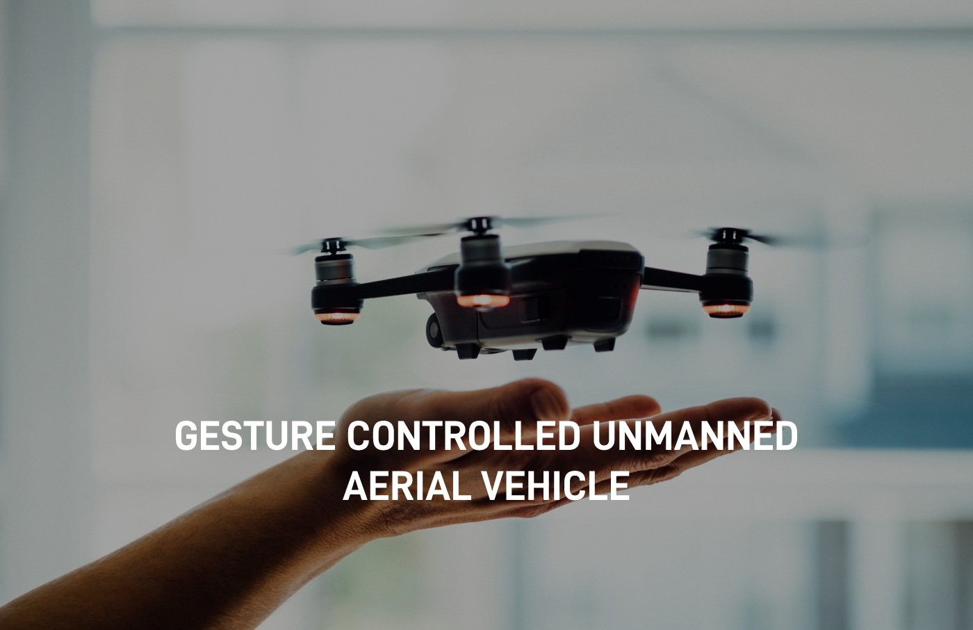 gesture controlled unmanned aerial vehicle